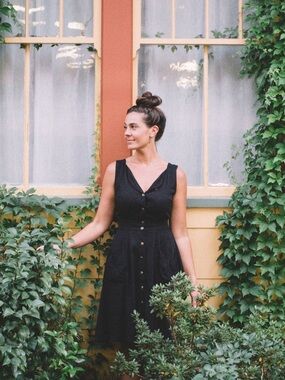 Field Day Black Sheet Dress XL